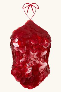 Maroon Beaded Embroidery Shoulder Bag Village Scene Pattern House Car Sheep Purse Women Novelty Handbag Fringe Flap Top <b>Clutch</b> - Product Image 3