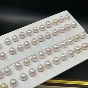 Perle d'Akoya d'eau de mer japonaise naturelle de 6,5 à 7 mm, blanche, à fort éclat, miroir, sans défaut, perle nue, perle en vrac, pendentif pour boucles d'oreilles, collier - Product Image 3