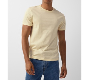 T-shirt en coton 100% personnalisé avec votre logo de marque, t-shirt uni pour homme, t-shirt décontracté pour homme - Product Image 1