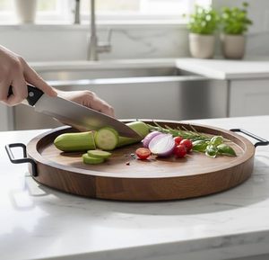 Platos de servir, bandejas de servir, platos para dulces, platos de servir dorados, platos de servir plateados, platos para comida de cantina, platos para fiestas - Product Image 1