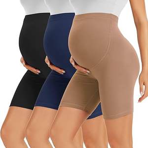 Short de maternité compressif pour la grossesse, leggings de fitness extensibles, collants de yoga sans couture, respirants - Product Image 1