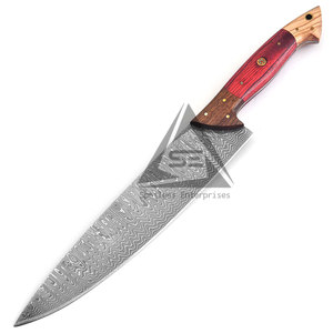 Juego de Cuchillos de Chef Damasco de 67 Capas Hechos a Mano de Alta Calidad, Tamaño Personalizado, Cantidad al por Mayor, Más Vendidos - Product Image 4