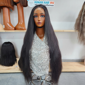 Peluca Larga de Cabello Humano Remy Vietnamita con Ondas Sueltas, Color Natural, Transparente 5x5, para Lace Front, Precio Económico, ¡Gran Venta! - Product Image 4
