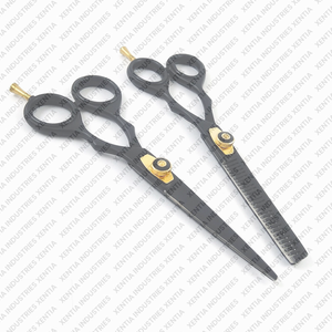 Ciseaux de coiffure de haute qualité 2x, 5,5 pouces, ciseaux de barbier professionnels en acier inoxydable, instrument chirurgical pour la coiffure - Product Image 4