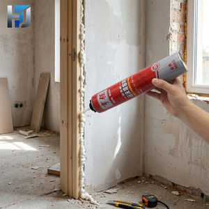 <span class=keywords><strong>Mousse</strong></span> polyuréthane à haute expansion pour le scellement des joints de construction, la réparation des fissures de portes, fenêtres et murs - Product Image 1