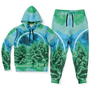 Conjunto Deportivo Sublimado para Hombre, Ropa Urbana de Invierno, Transpirable, 100% Poliéster, Personalizable, Marca Privada OEM - Product Image 4