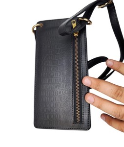 Cartera de Cuero Genuino de Alta Calidad para Mujer, con Logotipo Personalizado, Ranuras para Tarjetas, Espejo, Correa de Hombro y Bandolera Multifuncional - Product Image 3
