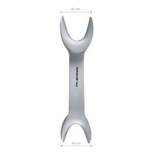Retractor de Mejillas de Doble Extremo en Forma de V de Acero Inoxidable 40/45mm x 170mm Instrumento Dental Autoclavable de Apto Enterprises - Product Image 1