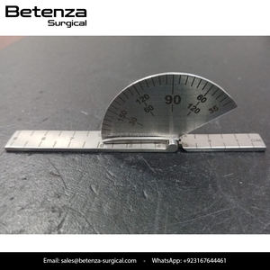 Goniomètre de Polk gradué en acier inoxydable, manuel, 10 cm/14 cm, pour usage en chirurgie plastique - Product Image 2