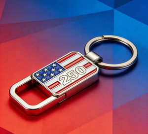 Porte-clés Commémoratif Créatif du 250e Anniversaire, Premium, <span class=keywords><strong>de</strong></span> Collection, Très Demandé, Favori des Acheteurs, Succès Commercial - Product Image 1