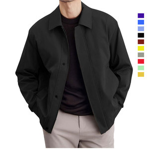 Lightweight Genuine <b>Leather</b> <b>Blazer</b> Korean Style Lapel <b>Jacket</b> Men's Casual Eco-Friendly Anti-Bacterial Windproof - Product Image 2