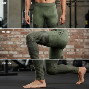 Custom Stretchable Plus Size Training Exercise Athletic OEM ODM Whole Sale Cheap Price Compression Leggings Workout Tight Pants - Product Image 4