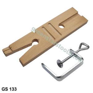 Multiuse <b>Bench</b> Pin with V Slot Clamp Jewelry Making <b>Tool</b> Wooden <b>Bench</b> Support for Goldsmith Hand <b>Tool</b> Work |Item No GS-133 - Product Image 1