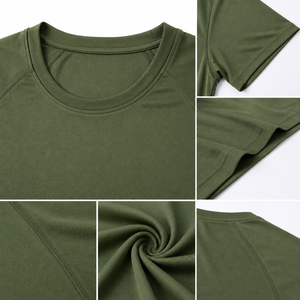 T-SHIRT MOISTURE WICKING T-SHIRT Premium respirant et absorbant l'humidité, avec tissu à séchage rapide, coupe douce et extensible, idéal pour la gym, les sports et le travail. - Product Image 5