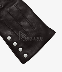 Gants de moto en cuir imperméables de haute qualité pour l'hiver, doublure thermique Thinsulate, coupe-vent, pour la motocross par temps froid - Product Image 4