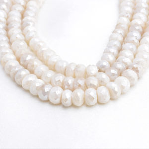 Perles de siliemanite facettées de 6 mm à 7 mm, pierres précieuses pour la fabrication de bijoux fins - Product Image 1