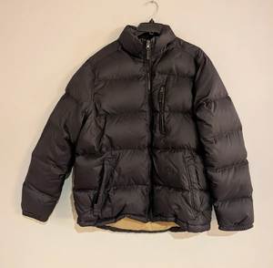 Chaqueta de Invierno para Hombre con Capucha, Negra, de Poliéster, Resistente al Viento, Informal, para Uso en Exteriores - Product Image 3