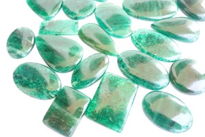 Aventurine verte naturelle en vrac, lot de gros pour fournisseur, détaillant, fabricant, fabrication de bijoux - Product Image 4