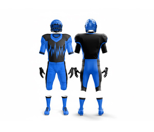 Maillots et pantalons de football américain, fabricant d'ensembles uniformes personnalisés, kit de football d'équipe |   Vêtements de sport en polyester respirant - Product Image 5