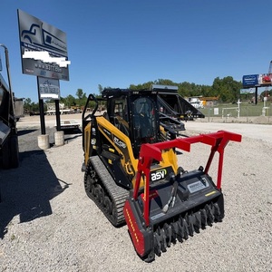 Chargeuse compacte ASV avec godet broyeur, machine de terrassement, moteur haute puissance pour travaux de construction et agricoles - Product Image 4