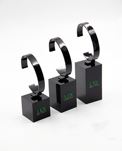 2025 New Fashion Acrylic Smart Watch <b>Display</b> Stand Compact Elegant Transparent Customized Freestanding Corner Shelf for Easy - Product Image 3