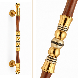 Ar mani, PVD Gold Finish Main <b>Door</b> Handle A perfect blend of royal elegance, premium and timeless luxury. - Product Image 2