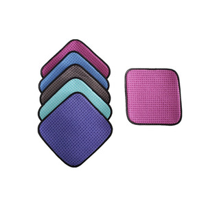 Toalla de Bolos de Microfibra de Secado Rápido con Agarre Fácil, Paño de Limpieza Tejido con Algodón y Poliéster, Color Sólido, Logotipo Deportivo - Product Image 4