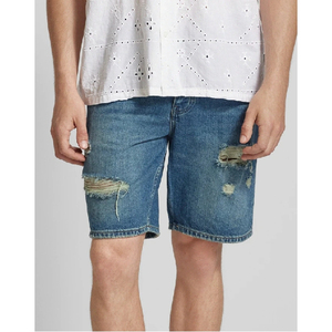 High Quality Casual <b>Jeans</b> Cotton Men's Shorts Wholesale Price Outdoor Sports Wear Factory Customized Men Loose Fitness Casual - Product Image 2