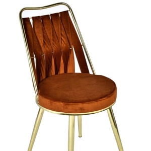 Ensemble de table à manger moderne de style européen extensible avec 6 chaises, matériau en aggloméré, plateau en verre trempé, pieds en métal, écologique et durable - Product Image 4