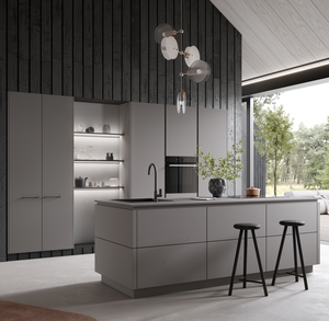 JY Project Customized Vietnam Factory Modern European Kitchen Cabinet Wood <b>Melamine</b> Sink Design RTA Full <b>Set</b> Custom Kitchen - Product Image 3