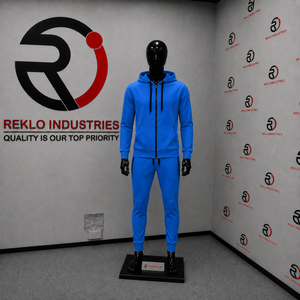 Premium Men's Blue Hooded Tracksuit <b>Full</b> <b>Zip</b> Casual Solid Color <b>Sweatshirt</b> and Pants Set Regular Fit Autumn Wear Casual Street - Product Image 3