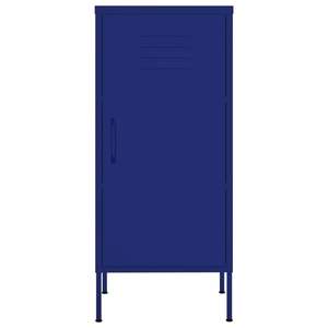 Armoire de rangement en acier bleu marine 16,7''x13,8''x40'' - Product Image 3