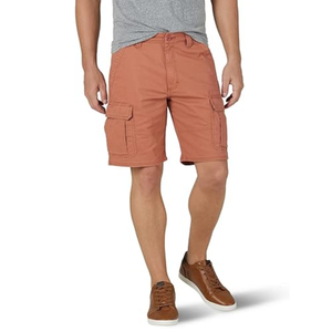 Custom Canvas Material <b>Men</b> Cargo <b>Shorts</b> Six Flap Pockets Tough Heavy Quality Off <b>White</b> Tone Neat Knee Length Cargo <b>Shorts</b> - Product Image 1