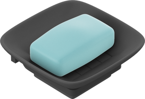 Porte-savon moderne pour salle de bain, plateau à savon carré en métal, auto-adhésif, sans perçage, pour mur de douche et comptoir de cuisine - Product Image 3