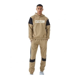 Chándal moderno en contraste de colores con una silueta atlética elegante, ideal para pedidos personalizados de alta gama y colecciones de moda al por mayor. - Product Image 5