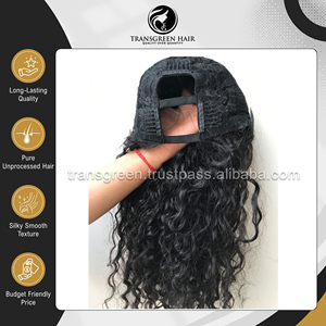 Huge Sale on Top Notch Quality Raw Unprocessed Virgin Temple Hair Grade U Part Natural Curly Human Hair Extensions - <b>Wigs</b> - Product Image 6