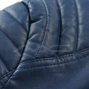 Chaqueta de Cuero para Hombre, Estilo Moderno, Acabado Premium, Manga Larga, Cierre Frontal, Cómoda, Informal, para Exteriores - Product Image 6