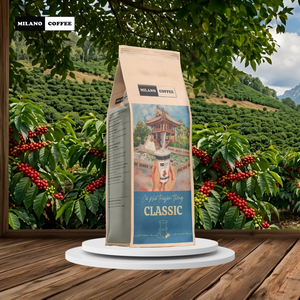 กาแฟโรบัสต้าบด 98% 250 กรัม ผสมเนยและเกลือ สำหรับชงกาแฟเวียดนามแบบฟินแท้ๆ รับผลิตแบบ OEM ODM - Product Image 2