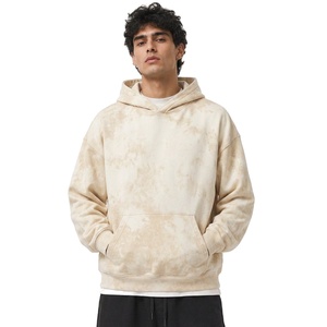 Sudadera con Capucha para Hombre, Estilo Acid Wash, de Algodón y Felpa, Oversize, Estilo Urbano, con Acabado Vintage Desgastado y Diseño Gráfico de Marca - Product Image 1