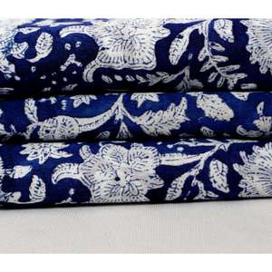 ผ้าพิมพ์ลายดอกไม้คุณภาพสูงแบบใหม่ ขายส่ง ผ้าพิมพ์ลายด้วยมือคุณภาพสูงสำหรับเสื้อผ้า ผ้าฝ้ายเนื้อนุ่ม - Product Image 6