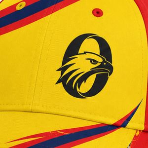 Yellow Red Cricket <b>Cap</b> Adjustable Sports <b>Hat</b> Outdoor Match Accessories Team Training Headwear Casual Sun Protection Apparel - Product Image 6