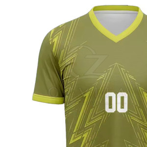 Camiseta Deportiva Personalizada, Transpirable, Ecológica, con Tejido que Absorbe la Humedad, Ligera, de Secado Rápido, Cuello en V, para Equipos - Product Image 4