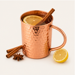 Taza Moscow Mule de Cobre Puro Hecha a Mano al por Mayor con Acabado Martillado para Bares Comerciales y Utensilios de Bar para Hoteles - Product Image 6