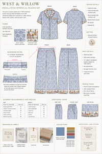 Conjunto de Pijama Informal de Bambú Tejido Estampado, Ropa de Dormir de Manga Corta, Ropa de Casa de Dos Piezas, Ropa de Bebé hasta la Rodilla, Unisex - Product Image 3