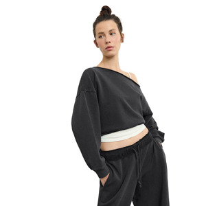 Sudadera con Capucha de Manga Larga para Mujer, Diseño 2026, Otoño-Invierno, Cuello Redondo, Estampado Personalizado, Forro de Algodón Ecológico, Holgada - Product Image 2