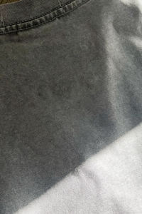 Camiseta de Verano de Manga Corta con Efecto Ácido para Hombre y Mujer, Color Sólido, Logotipo Bordado, Camiseta de Algodón para Hombre - Product Image 2