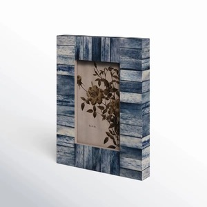 Cadre photo mural décoratif en os incrusté fait main, motif tournesol, pétales, mosaïque artisanale, décoration intérieure, pour photos de famille - Product Image 2