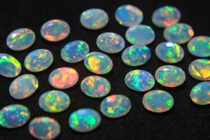 100% Natural Welo Ethiopian <b>Opal</b> Faceted Oval Cut Precious Gemstone October Birthstone Loose Faceted <b>Opal</b> 6x4mm - Product Image 3