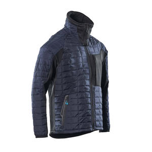 Veste d'hiver matelassée à capuche pour homme, coupe longue, sans manches, imperméable, style urbain, grandes tailles, personnalisable OEM - Product Image 1