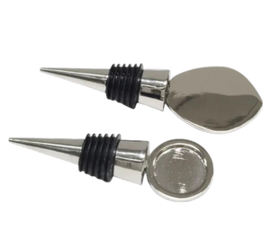 จุกปิดขวดโลหะแบบมินิมอลสำหรับอุปกรณ์บาร์ ตัวช่วยรักษาความสดของไวน์ ดีไซน์เรียบหรู สำหรับบาร์อะลูมิเนียม จุกปิดขวดไวน์และเหล้า - Product Image 4